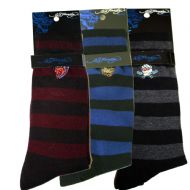 Ed Hardy Rugby Stripe Men's Crew Socks