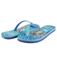 Ed Hardy Jungle  Flip Flop for Women -Turquoise
