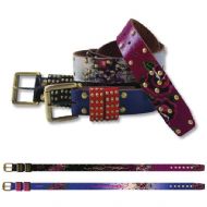 Ed Hardy EH3221 Rose-LKS Kids-Girls Leather Belt