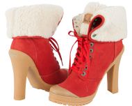 Philip Simon Women's Kevoik Heel Boot - Red