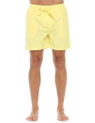 Ashford & Brooks Men's Swim Trunk Quick Dry Beach Shorts with Pockets - Pastel Yellow