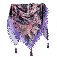 Christian Audigier Rope and Chains 40x40 Scarf - Pink