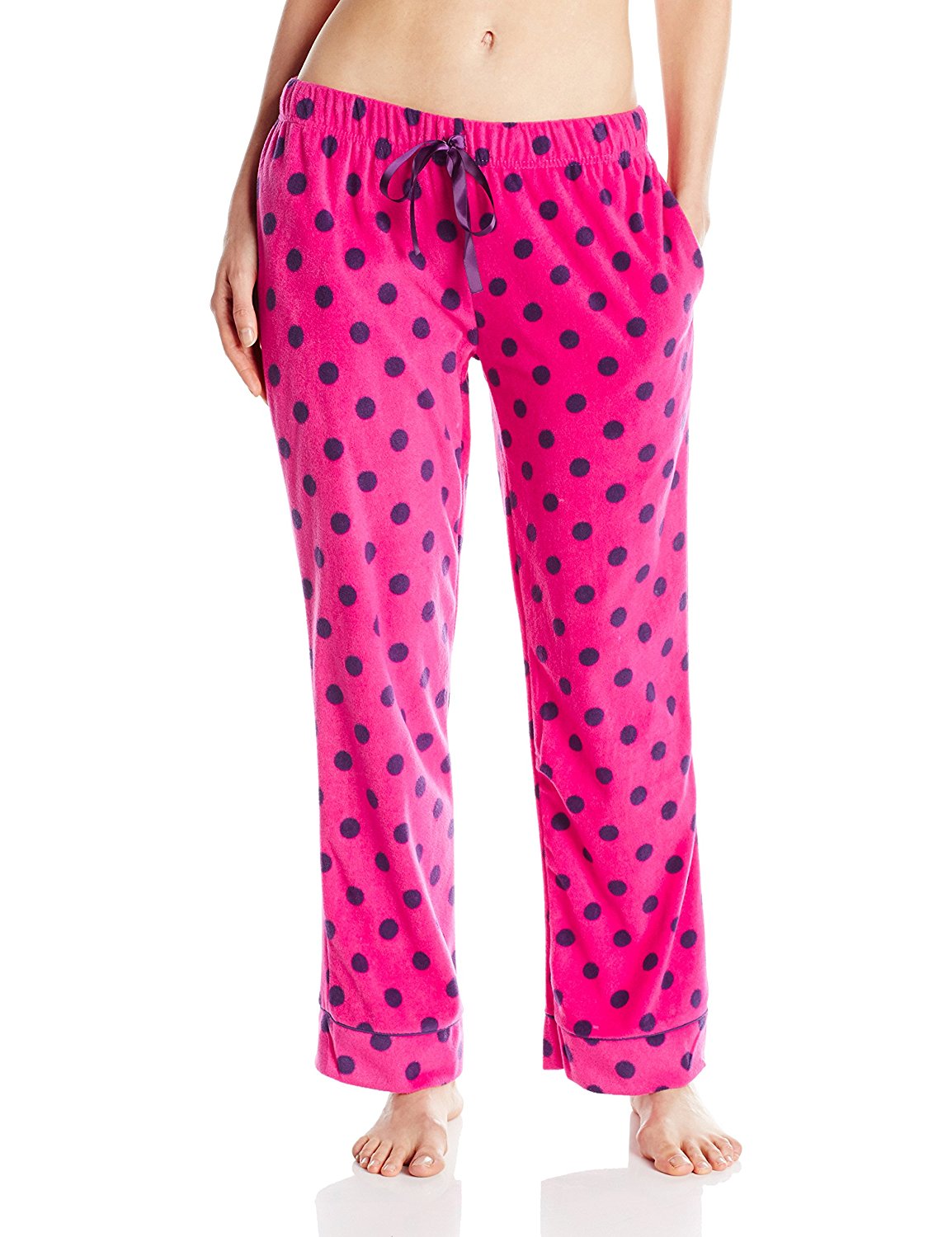 Bottoms Out Womens Micro Fleece Pajama Pants - Hot Pink BOWEZ72298MFPHP