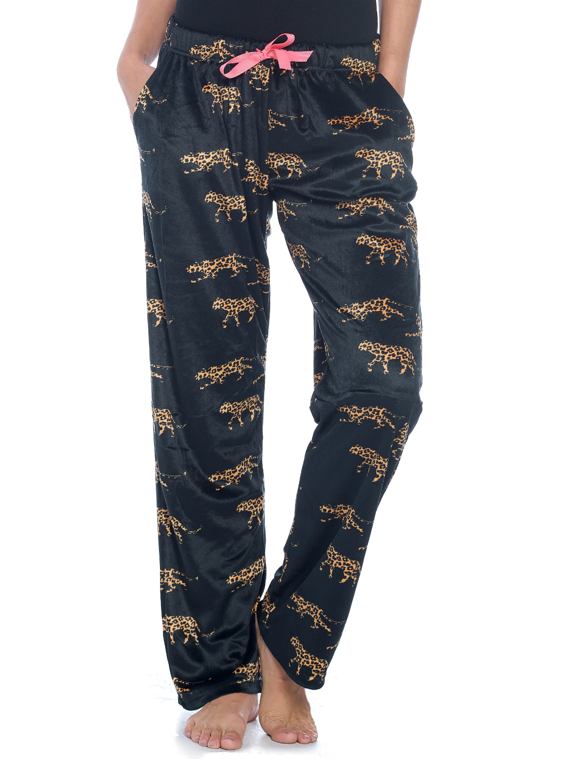 womens leopard pajama pants