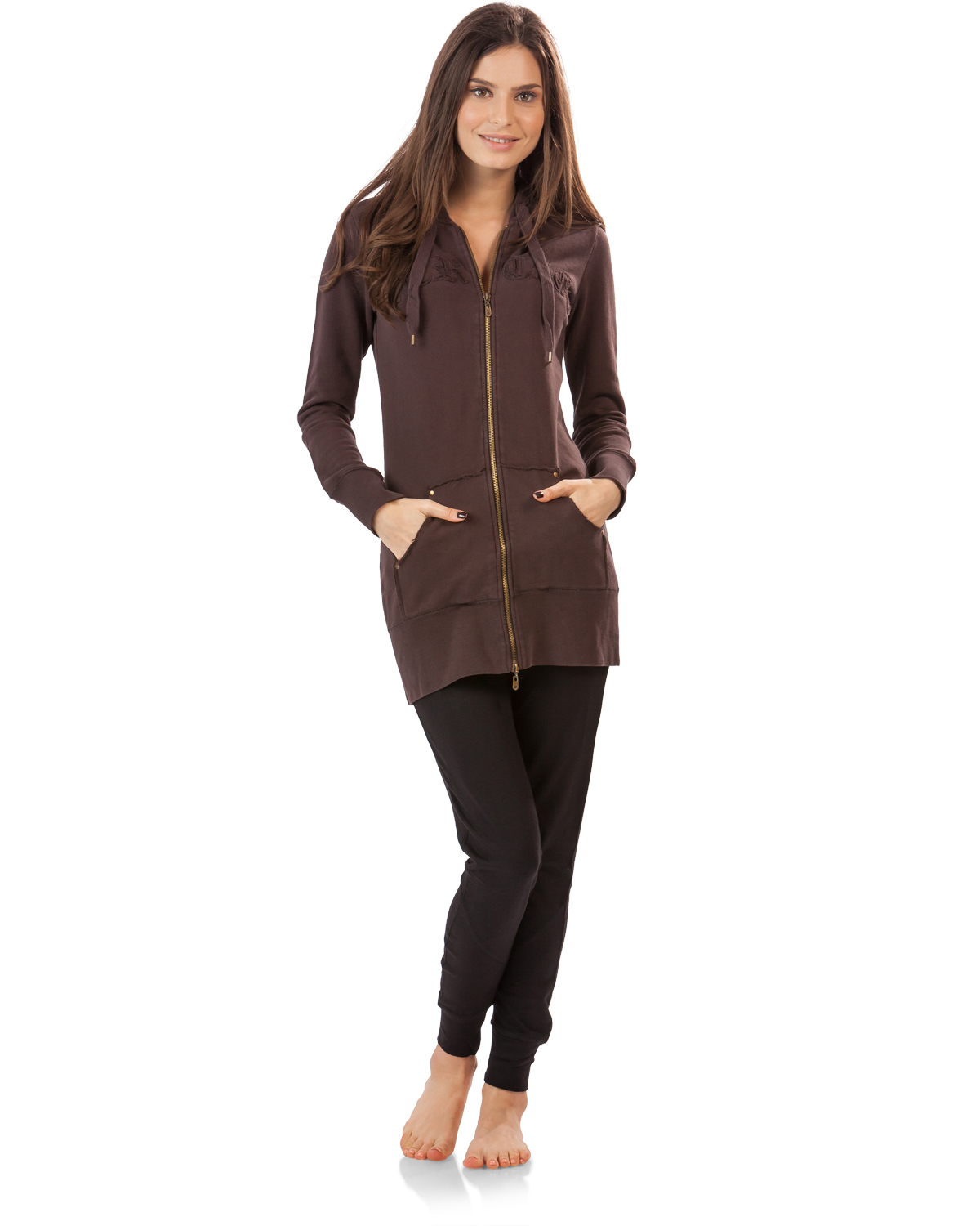 chocolate hoodie women's