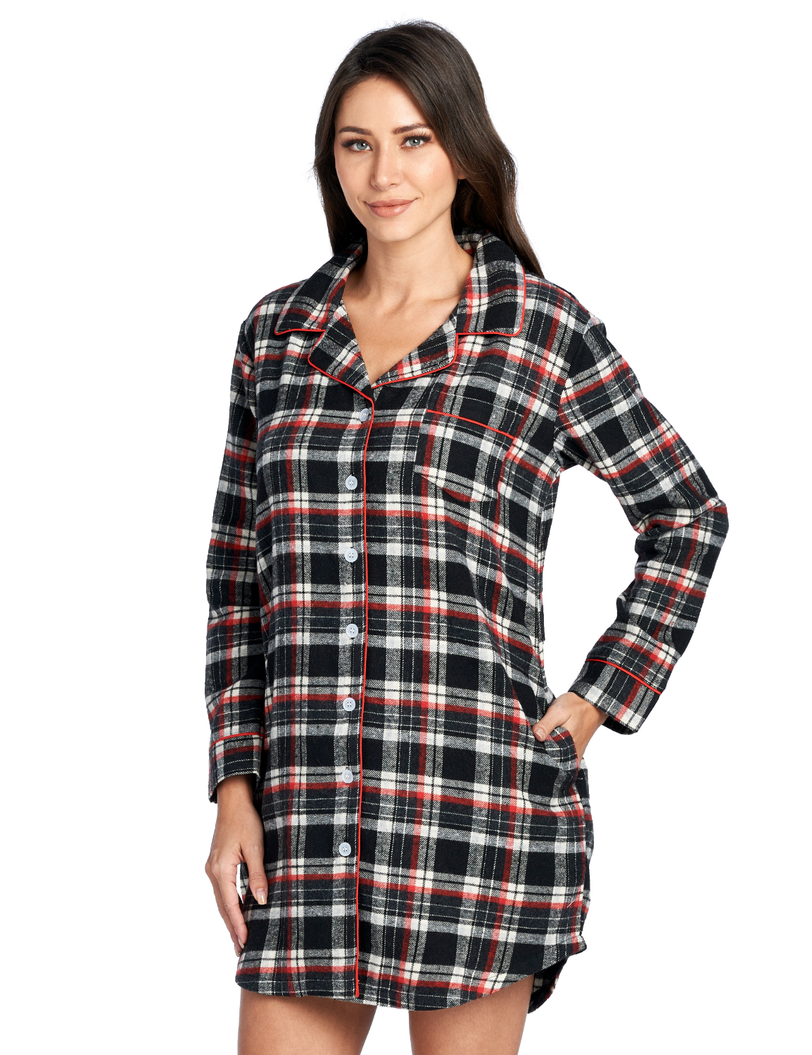 womens button down nightgown