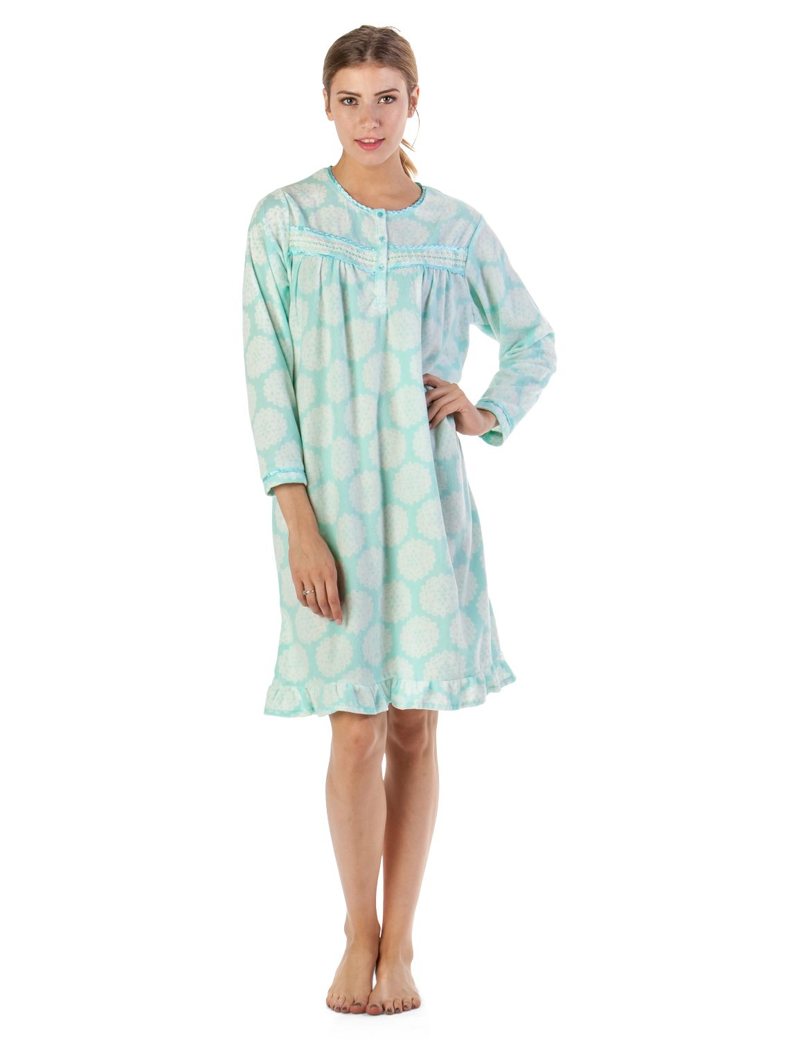 fleece night suit women's